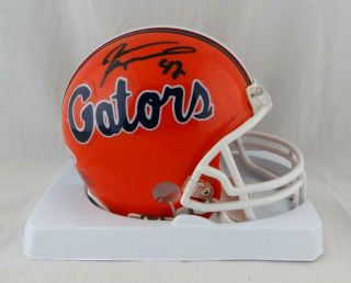 Jevon Kearse Autographed Florida Gators Mini Helmet - Beckett W Auth Black