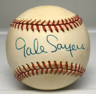 Gale Sayers Signed Baseball Autographed Auto Psa/dna Nfl Hof Chicago Bears