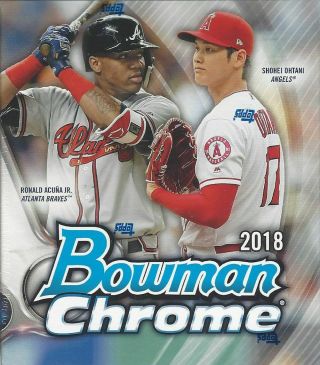 2018 Bowman Chrome Full 12 Box Case Team Break Toronto Blue Jays