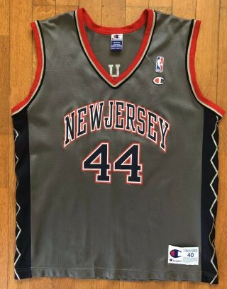Vintage Champion Jersey Nets Keith Van Horn Jersey Size 40