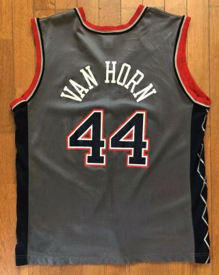 Vintage Champion Jersey Nets Keith Van Horn Jersey Size 40 8