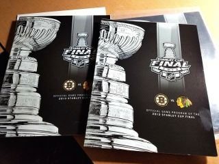 2013 Chicago Blackhawks Vs.  Boston Bruins Stanley Cup Final Finals Program