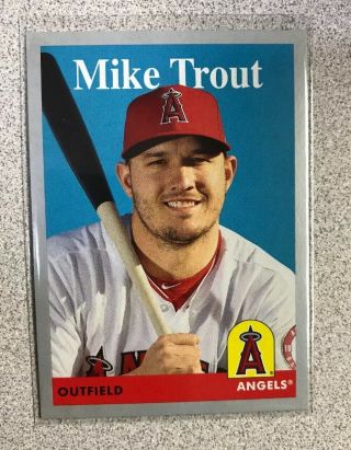 2019 Topps Archives Mike Trout Silver Parallel Sp ’d /99 ⚾️