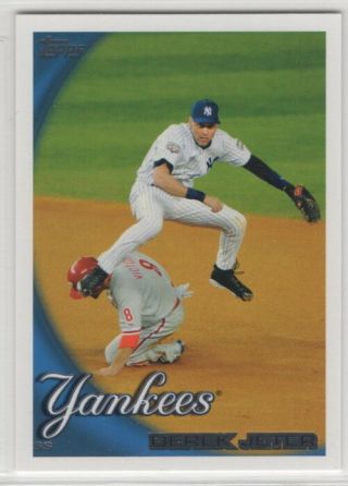 2010 Topps Baseball York Yankees Team Set