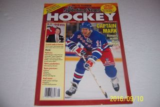 1992 93 Hockey News York Rangers Mark Messier 128 Pages Nhl Preview Lemieux