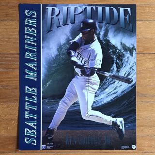 Ken Griffey Jr.  Costacos Brothers 1994 Riptide Poster 16”x20” Seattle Mariners