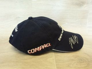 Montoya Bmw Williams Formula 1 F1 Team Cap Hat 2002 6 Navy Compaq Signed