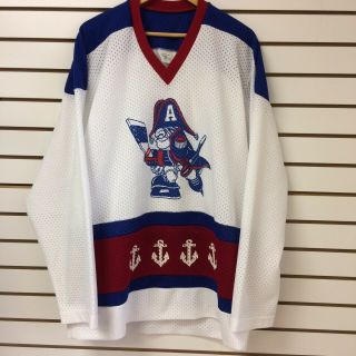 Vintage Milwaukee Admirals Hockey Jersey Sz Xl 1980s