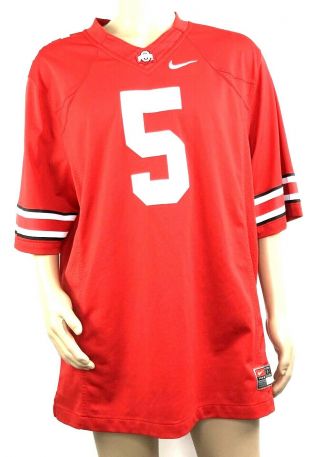 Nike Mens Ohio State Buckeyes Football Jersey 5 Braxton Miller Red Size Xxl