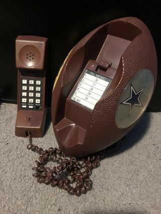Dallas Cowboys Football Collectible Novelty Vintage Telephone Corded Phone NFL 5