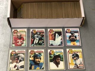 1979 Topps Football Cards Complete Set 1 - 528 - Earl Campbell Rc - Payton Hof