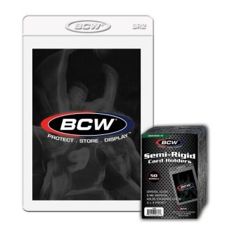 200 Bcw Semi - Rigid Card Holder - 2 - 3 X 4 1/2