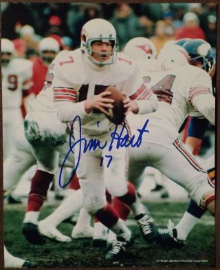 Jim Hart Signed St Louis Cardinals 8 X10 Photo Auto Autograph
