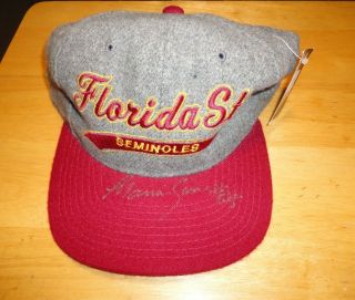 Marvin Jones Florida State 55 Jets Autographed Signed Auto Starter Hat -