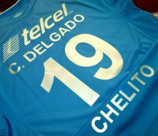 Jersey Cruz Azul Chelito Delgado Umbro L Vintage Soccer Shirt 2005 Argentina