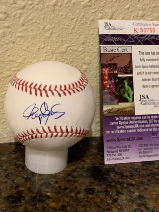 Roger Clemens Autographed Signed Baseball Romlb Jsa Authenticated Yankees Sox