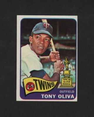 1965 Topps Tony Oliva 340 - - Twins Sharp Card