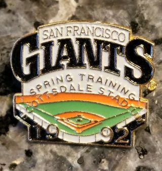 1992 San Francisco Giants Spring Training Scottsdale,  Arizona Pin