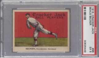 1915 Cracker Jack 96 Beals Becker Psa Ex 5