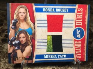 2015 Ufc/knockout Ronda Rousey & Miesha Tate (/188) Dynamic Dual Relic Card