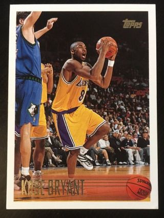 1996 - 97 Topps Kobe Bryant Rookie Card Rc,  138,  Lakers