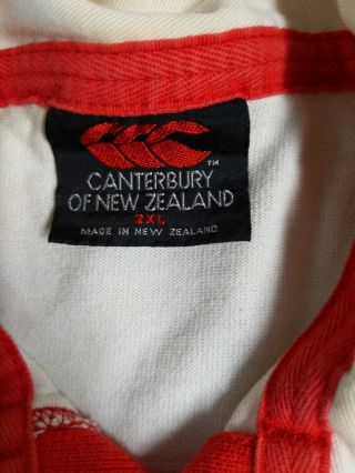 1999 Canterbury Of Zealand Rugby Jersey 2XL 3