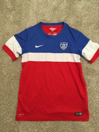 Nike Authentic 2014 Usa National Team Soccer Jersey Y Xl