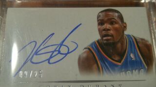 2013 - 14 Kevin Durant Panini Flawless Patch Auto Autograph PA - KD BGS 9.  5 10 /25 3