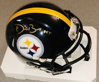 Devin Bush Jr.  Signed Pittsburgh Steelers Autographed Nfl Speed Mini - Helmet Tse