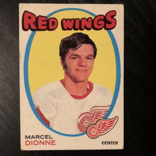 1971 - 72 Opc Marcel Dionne Rookie Card Very Good