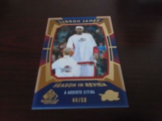 Lebron James 04 - 05 Sp Game Season In Review Gold 151 44/50