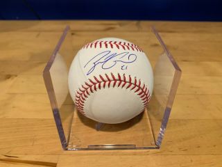Zack Greinke Signed Autographed Baseball - Arizona Diamondbacks - Protected Case