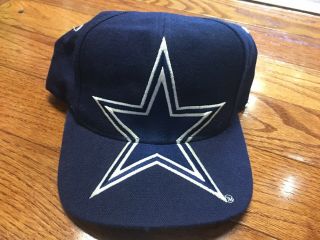 Vintage Dallas Cowboys Ajd Snapback Hat Big Logo