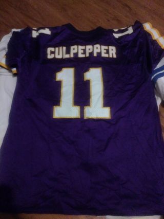 Daunte Culpepper Signed Minnesota Vikings Jersey (jsa) Univ Central Florida