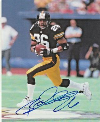 Rod Woodson Signed 8x10 Pittsburgh Steelers Photo Autographed Hall Of Fame