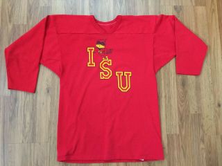 Iowa State Cyclones Ncaa Vintage 1980s Russell Athletic Size Large T Shirt