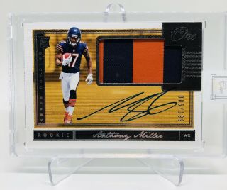 Anthony Miller - 2018 Panini One Rookie Jersey Patch Autograph D 086/199