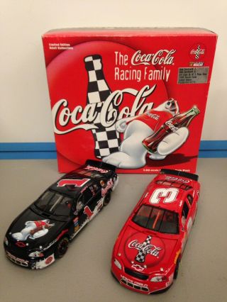1998 Dale Earnhardt Sr & Jr Coke Diecast Car Set -