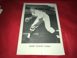 Sandy Koufax Los Angeles Dodgers 1960 