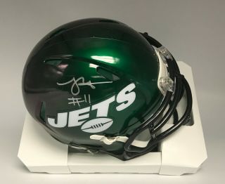 Robby Anderson Signed Ny Jets Mini Helmet Autographed Auto Jsa Witnessed