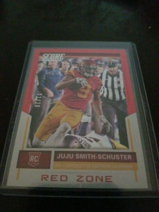 2017 Score Red Zone 331 Juju Smith - Schuster Rookie /20 Pittsburgh Steelers