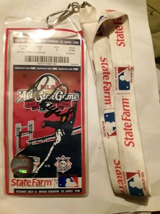 2009 Albert Pujols Auto Autographed All Star Game Ticket With