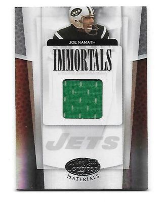 2007 Leaf Certified Limited Number Jersey Relic Of Joe Namath