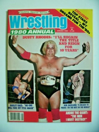 Victory Sports Series Wrestling 1980 Annual Spring 