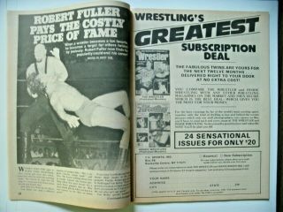 VICTORY SPORTS SERIES WRESTLING 1980 ANNUAL SPRING ' 80 DORY FUNK SR.  ' S LAST MATCH 3
