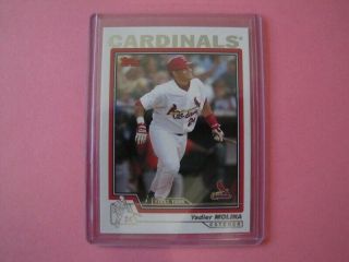2004 Topps Yadier Molina Rc 324 First Year Rookie Card