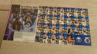 1991 - 92 Campbell ' s Soup Buffalo Sabres NHL Hockey Set of 28 Cards in Album 2