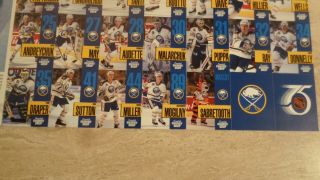 1991 - 92 Campbell ' s Soup Buffalo Sabres NHL Hockey Set of 28 Cards in Album 4