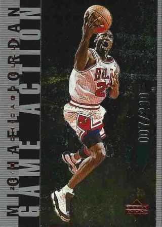 1998 Upper Deck Michael Jordan Living Legend Game Action Silver 007/230 Bulls