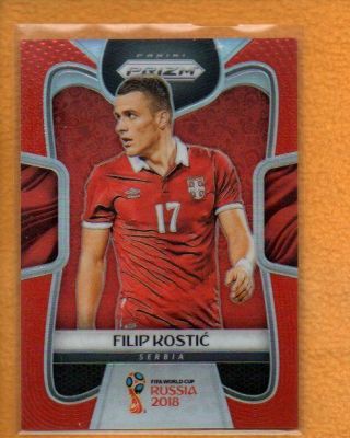 Filip Kostic 2018 Prizm World Cup Orange Prizms 182 /65 Serbia